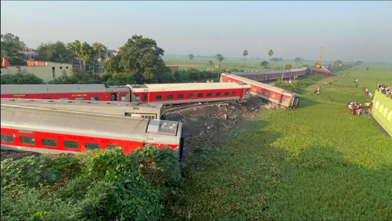 Train Derails In Bihar